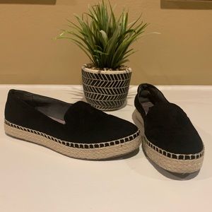 Black slip ons